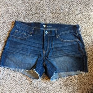 Old Navy Size 10 Dark Wash Cut Off Shorts
